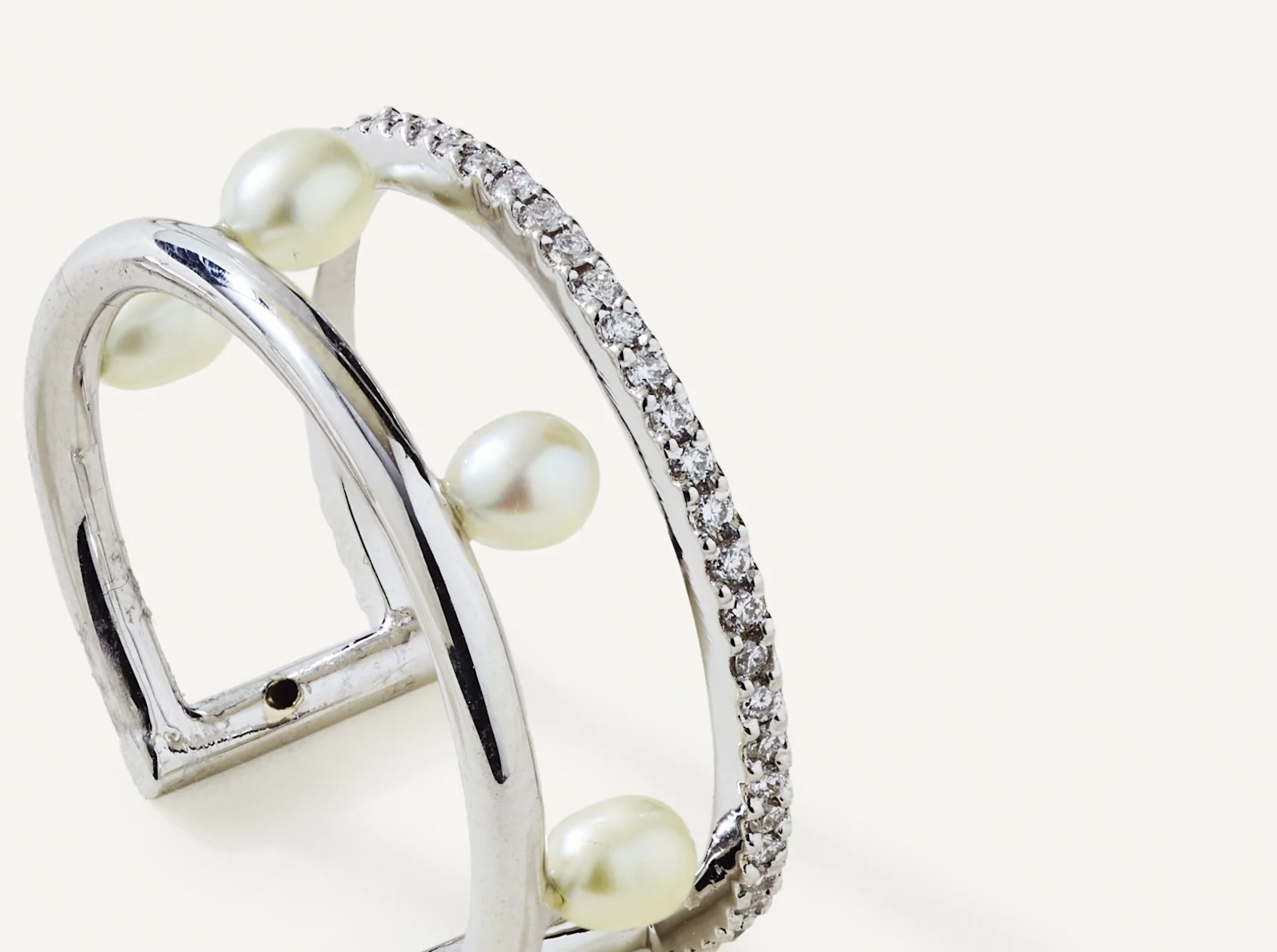 Droplet Ring (White Gold) - Image 3